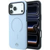 Dėklas Mercedes Leather 3D MagSafe Case for iPhone 18 Pro Max / 17 Pro Max - Mėlyna