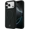 Dėklas Mercedes Leather 3D MagSafe do iPhone 18 Pro / 17 Pro juoda