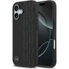 Original dėklas MERCEDES Leather Laurel Leaves MagSafe skirtas Apple iPhone 17 juodos spalvos
