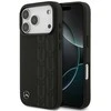 Mercedes Leather Laurel Leaves MagSafe dėklas skirtas Apple iPhone 17 Pro juodos spalvos