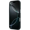 Dėklas Mercedes Leather Semi Wrap Wood Effect MagSafe skirtas iPhone 18 Pro Max / 17 Pro Max juodas