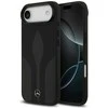 Dėklas Mercedes Leather The Move MagSafe for Apple iPhone Air juodos spalvos