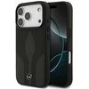 Dėklas Mercedes Leather The Move MagSafe skirtas Apple iPhone 17 Pro juodos spalvos