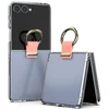 Dėklas Mercury Golden Bell Clear Case do Samsung Galaxy Z Flip8 rožinė