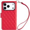 Dėklas Mercury Luxe Diary skirtas iPhone 17 Pro / 18 Pro raudonas