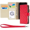 Dėklas Mercury Luxe Diary skirtas iPhone 17 Pro / 18 Pro raudonas
