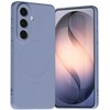 Mercury pusiau silikoninis „MagSafe“ dėklas, skirtas „Samsung Galaxy S26“, levandų pilkos spalvos
