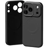 Mercury Semi-Silicone MagSafe dėklas skirtas Apple iPhone 17 Pro juodos spalvos
