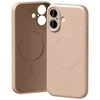 Mercury Semi-Silicone MagSafe dėklas Apple iPhone 17 rožinės spalvos Sand