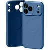 Mercury Semi-Silicone MagSafe dėklas skirtas Apple iPhone 17 Pro Max mėlynos spalvos
