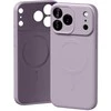 Mercury Semi-Silicone MagSafe dėklas skirtas Apple iPhone 17 Pro Max levandų spalvos