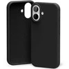 Mercury Silicone Dėklas Apple iPhone 17 juodos spalvos