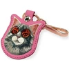 Dėklas na lokalizator / Pakabutis Nimmy Glasses Cool and Cute Cat rožinis