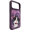 Dėklas NIMMY case BIG EYED CREAM CAT for IPHONE 18 Pro/17 Pro violetinė