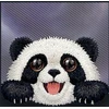 Dėklas NIMMY case BIG EYED LYING GIANT PANDA compatible with MagSafe for IPHONE 18 Pro Max/17 Pro Max juodas