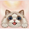 Dėklas NIMMY case BIG EYED LYING RAGDOLL CAT compatible with MagSafe for IPHONE 18 Pro Max/17 Pro Max pink
