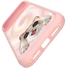Dėklas NIMMY case BIG EYED LYING RAGDOLL CAT compatible with MagSafe for IPHONE 18 Pro Max/17 Pro Max pink