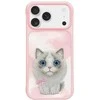 NIMMY dėklas BIG EYED PET 2.0 Cat, skirtas IPHONE 17 Pro Max, rožinis