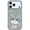 NIMMY dėklas BIG EYED PET 2.0 Cat, skirtas IPHONE 17 Pro Max, pilkas