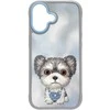 Dėklas Nimmy Big Eyed Pet 2.0 Dog skirtas Apple iPhone 17 pilkos spalvos