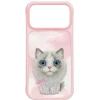Dėklas NIMMY case BIG EYED RAGDOLL for IPHONE 18 Pro Max/17 Pro Max pink