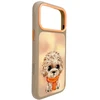 Dėklas NIMMY case BIG EYED TEDDY POODLE for IPHONE 18 Pro/17 Pro ruda