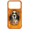 Dėklas Nimmy Cool&amp;Cute 2.0 Dog Case for iPhone 17 Pro with Magnetic Hanger - Oranžinis