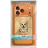 Dėklas NIMMY case GENTLE PETS SERIES DOG compatible with MagSafe for IPHONE 18 Pro Max/17 Pro Max oranžinis