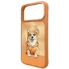 Dėklas NIMMY case GENTLE PETS SERIES DOG compatible with MagSafe for IPHONE 18 Pro/17 Pro oranžinis
