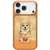 Dėklas NIMMY case GENTLE PETS SERIES DOG compatible with MagSafe for IPHONE 17 Pro oranžinis