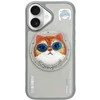 Nimmy Glasses Cool Cat MagSafe Apple iPhone 16 dėklas telefonui pilkos spalvos