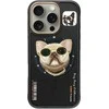 Dėklas Nimmy Glasses Cool Dog MagSafe Apple iPhone 16 Pro Max juodos spalvos