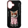 „Nimmy Glasses“ „Cool Cat“ dėklas, skirtas „iPhone 17“ – juodas