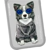 Dėklas NIMMY case GLASSES COOL DOG for IPHONE 18 Pro/17 Pro pilkas