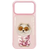 Dėklas NIMMY case GLASSES COOL DOG for IPHONE 18 Pro Max/17 Pro Max pink