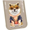 Dėklas NIMMY case GLASSES COOL DOG for IPHONE 18 Pro/17 Pro beige