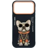 Dėklas NIMMY case GLASSES COOL DOG for IPHONE 18 Pro Max/17 Pro Max juodas