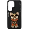 Nimmy Glasses Cool Cat dėklas, skirtas Samsung Galaxy S26 Ultra, juodas