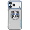 NIMMY dėklas GLASSES COOL DOG, suderinamas su „MagSafe“, skirtas IPHONE 17 Pro, pilkas