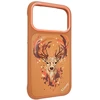 Dėklas NIMMY case DEER compatible with MagSafe for IPHONE 18 Pro Max/17 Pro Max oranžinis
