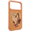 Dėklas NIMMY case LION compatible with MagSafe for IPHONE 18 Pro/17 Pro oranžinis