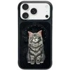 „Nimmy Lucky Fashion Cat“ „MagSafe“ dėklas, skirtas „iPhone 17 Pro Max“ - juodas