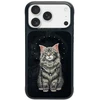 Dėklas NIMMY case LUCKY FASHION CAT compatible with MagSafe for IPHONE 18 Pro Max/17 Pro Max juodas