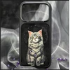 NIMMY dėklas LUCKY FASHION CAT, suderinamas su MagSafe, skirtas IPHONE 18 Pro Max/17 Pro Max, juodas