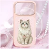 Dėklas NIMMY case LUCKY FASHION CAT compatible with MagSafe for IPHONE 18 Pro Max/17 Pro Max pink