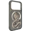 Dėklas NIMMY case MAGNETIC FANTASY ANIMAL DRAGON compatible with MagSafe for IPHONE 18 Pro Max/17 Pro Max pilkas