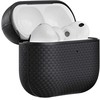 Dėklas PITAKA Aramid Fiber skirtas AirPods Pro 3 juodos spalvos-pilkos spalvos