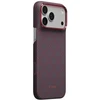 Dėklas PITAKA Edge Argyle MagSafe, skirtas iPhone 18 Pro Max / 17 Pro Max, mėlynas-raudonas