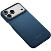 Dėklas PITAKA Edge Argyle MagSafe dėklas, skirtas iPhone 18 Pro Max / 17 Pro Max, vidurnakčio mėlyna