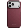 PITAKA Edge Case Argyle MagSafe dėklas, skirtas iPhone 18 Pro Max / 17 Pro Max, bordo spalvos